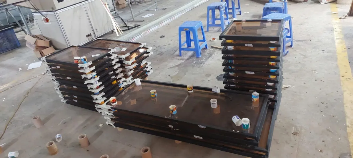 Tủ bếp inox cánh kính NC Home - Sản phẩm thực tế 6